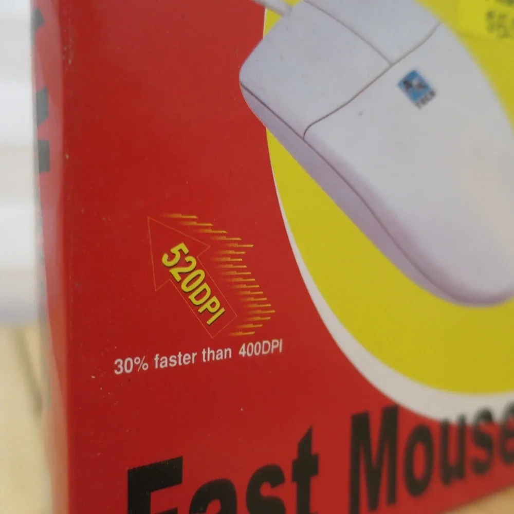 Vintage A4TECH OK-720 Serial Fast Ball Mouse Windows 95 98 Me 2000 XP